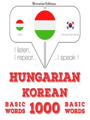 cover image of Magyar--koreai
